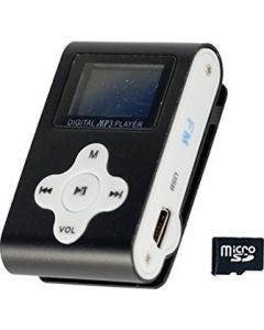 Lettore Mp3 Sport radio FM micro sd 4 Gb Clip micro USB Nero 27611