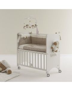 Lettino Culla Neonato Co-Sleeping Legno Bianco Tato Co-sleeping