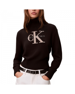 CALVIN KLEIN JEANS CHENILLE MONOLOGO SWEATER