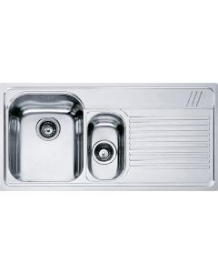 Lavello Cucina 1 Vasca e mezza Gocc. dx 100 Cm Inox Armonia 101.0022.385