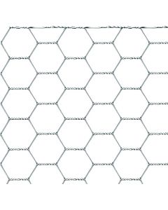 Rete Recinzione zincata maglie esagonali 13 mm H 100 cm L. 50 mt