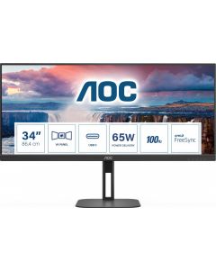 Monitor PC 34&quot LCD 3440 x 1440 Px Quad HD U34V5C/BK