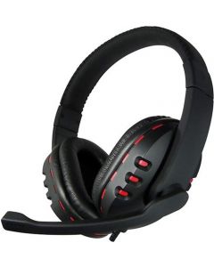 Cuffie Gaming Microfono, con filo, Colore Nero/Rosso - 780-00040