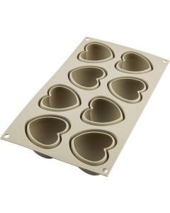 Stampo dolci Cuoricini 8 forme D. 6,3 x h. 6,5 cm 26186130065