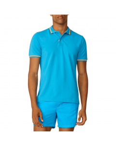 SUNDEK POLO BRICE IN COTONE PIQUET CON DETTAGLI TRICOLOR