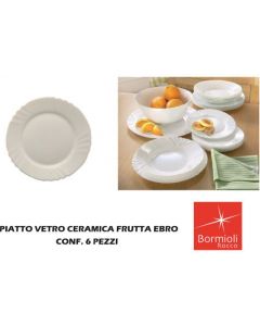 Piatto cf 6 pezzi Ebro Frutta D.20 BO238124