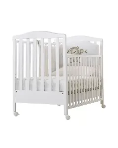 Lettino Culla Neonato in Legno Cassettone Bianco Neonato Web