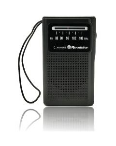 Radio Portatile Analogica FM con Ingresso AUX Nero TRA 1230 BK