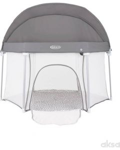 Box per Bambini 0-15Kg Neonato Recinto con Rete Esagonale Grigio - EverGo