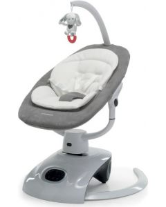 Shuttle - Sdraietta Neonato Elettrica Dondolo Grigio e Bianco