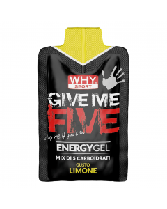 WHYSPORT GIVE ME FIVE ENERGYGEL LIMONE