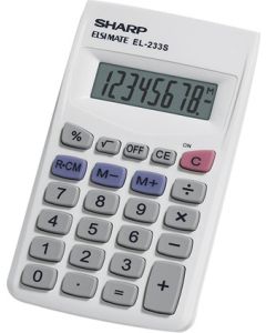 Calcolatrice tasca LCD 34 g EL233SB