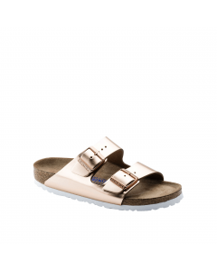 BIRKENSTOCK ARIZONA SFB METALLIC LEATHER COPPER