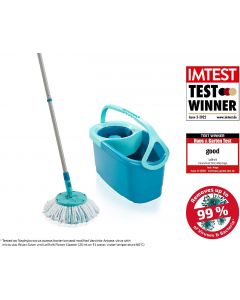 Clean Twist Disc Mop Sistema a Mocio e Secchio Blu 52101