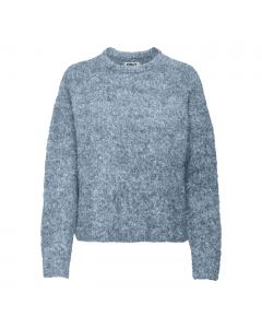 ONLY CIROLA LS O-NECK KNT CELESTIAL BLUE/MELAN