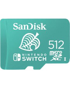 Micro SDXC SanDisk 512GB per Nintendo Switch SDSQXAO-512G-GNCZN