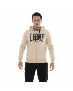 LEONE MAN FLEECE HOODY ZIPPED