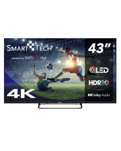 Smart TV 43&quot 4K Ultra HD QLED Sistema Web OS Nero 43QG02V