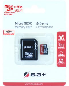 Micro SDXC 256 GB Classe 10 + Adattatore SD SCMS3+10U1256R