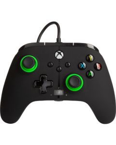 Gamepad 1518818 XBOX Enhanced Wired Green Hint Black