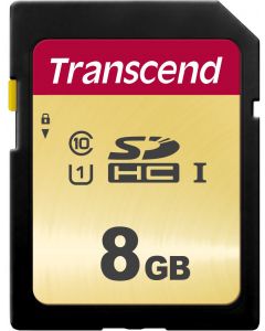 Scheda di Memoria SD 8GB Classe 10 TS8GSDC500S