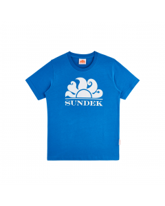 SUNDEK MINI NEW SIMEON LOGO T-SHIRT GIROCOLLO