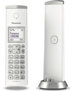Telefono Cordless DECT sistema blocco chiamate Bianco KX-TGK210J