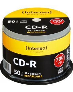 Cd-R Masterizzabile 700 MB Velocit&agrave 52x 50 Pezzi 1001125