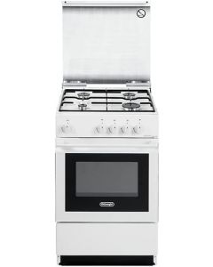 Cucina a Gas 4 Fuochi Forno a Gas 50x50 cm Bianco - SGW 554 GN N