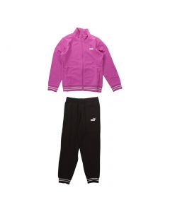 PUMA ESS TEXTURED FOIL LOGO FULL ZIP SUIT G