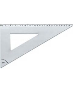 Squadra 60&deg 30 cm Alluminio 18132