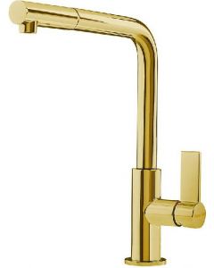 Miscelatore con canna girevole ed estraibile colore Oro 8498 859