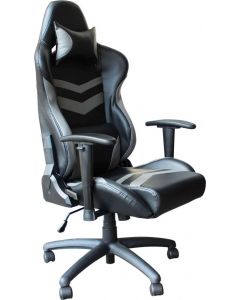 Poltrona Da Gaming Fortnite in Poliuretano Cm 68,5x69,5x121-128.5 h Grigio