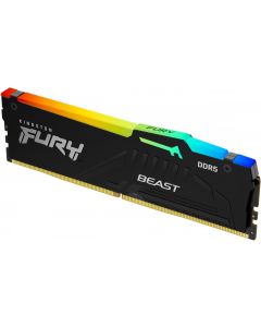 Memoria Ram DDR5 32 Gb Velocit&agrave 4800 MHz RGB CL38 colore Nero - Fury Beast KF548