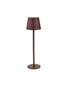 Lampada da Tavolo LED Ricaricabile 3.2 W &oslash 38 cm Ruggine 212593 Aurora