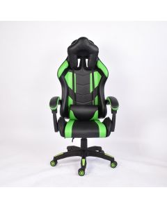 Sedia Gaming Poltrona Imbottita Nero Verde SPORTY-GC1600-G