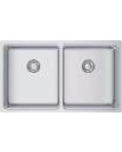 Lavello Cucina 2 Vasche Incasso 74 cm Acciaio Inox - 18U8ETX0678A0 Una 75