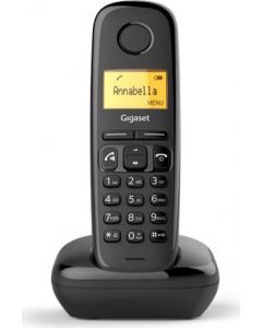 Telefono Cordless Dect GAP 80 Voci in Rubrica Vivavoce Nero A270