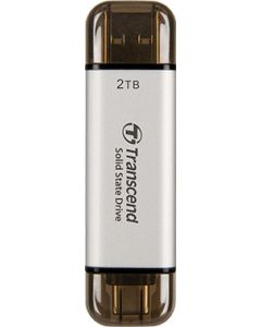 Pen Drive 1 TB 3D NAND USB-A USB-C 1050 MB/s Argento TS1TESD310S