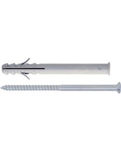 Tasselli in Nylon &oslash 6 mm Vite TSP L. 60 mm cf 100 Pz 60303B06060 TUP