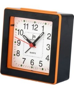 Orologio Sveglia Analogico Retroilluminazione Nero / Arancione JA7061QO