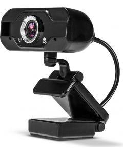 Webcam con Microfono Full HD USB 2.0 colore Nero 43300