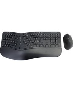 Kit Tastiera e Mouse RF Wireless QWERTY Italiano Nero ORAZIO02IT