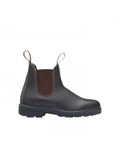 BLUNDSTONE #500 STOUT BROWN LEATHER BROWN ELASTIC