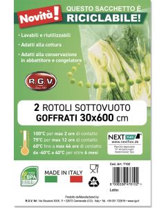 Rotoli Sottovuoto Goffrati 30x600cm 2pz 7102