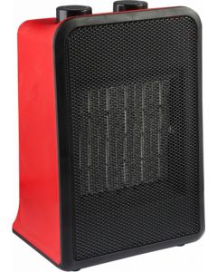 Termoventilatore Ceramico Stufa Elettrica 2000 W Termostato Rosso LCH-58