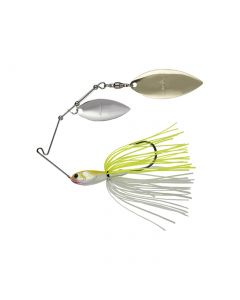 MOLIX MUSCLE ANT SPINNERBAIT 3/8 OZ DW COL. WHITE CHARTREUSE