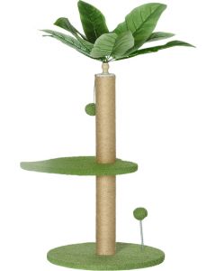 Albero per Gatti con Palo,Piattaforme e Palline Verde 170GNS367