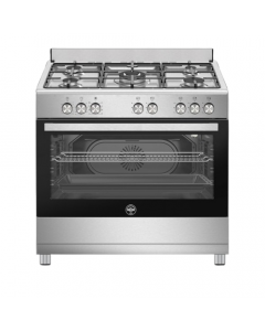 Cucina a Gas 5 Fuochi Forno Elettrico Ventilato 90x60 cm SE965EX/24