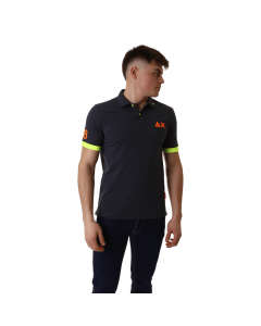 SUN68 POLO FLUO C/LOGO